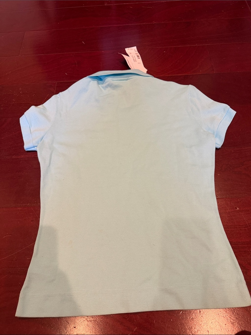 Lacoste Fitted Blue Short Sleeve Polo NWT - Picture 5 of 7